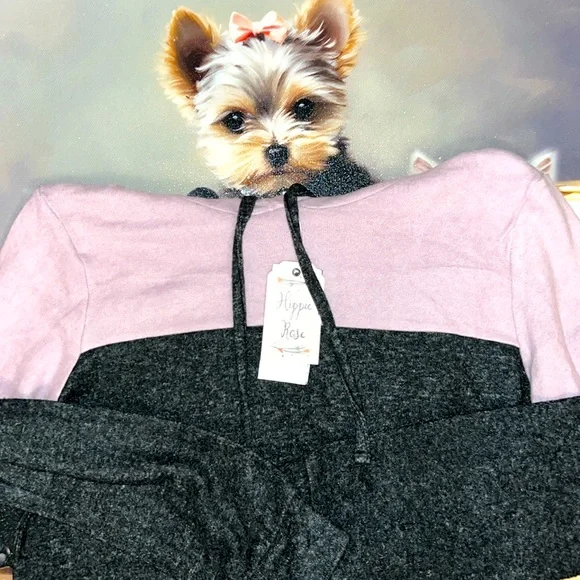$7 sale Hippie Rose soft hoodie sweater size M - Picture 4 of 4